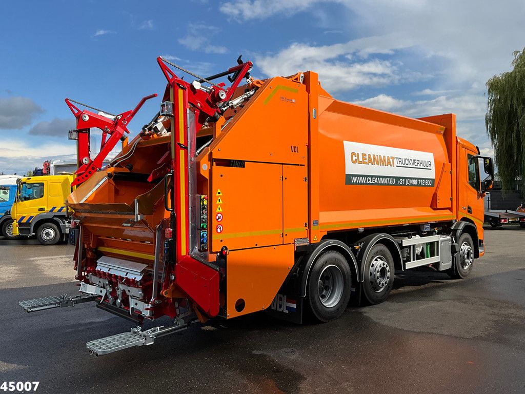DAF FAG XD 300 Euro 6 VDL VORAX 20m³ Welvaarts weegsysteem
