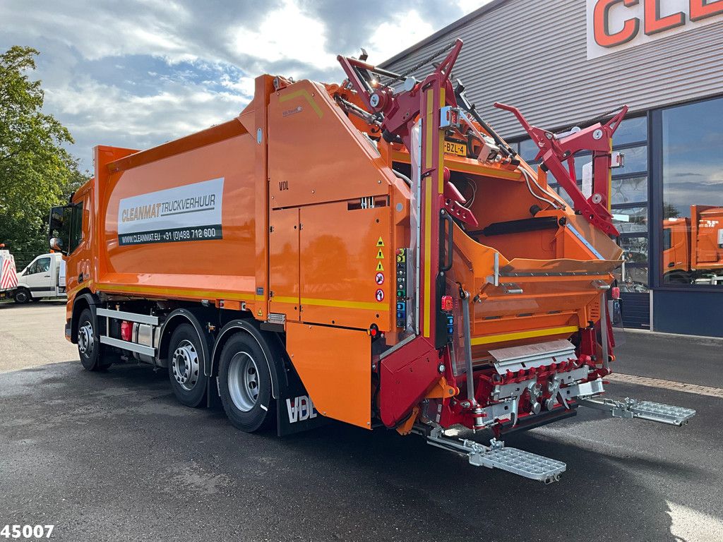 DAF FAG XD 300 Euro 6 VDL VORAX 20m³ Welvaarts weegsysteem