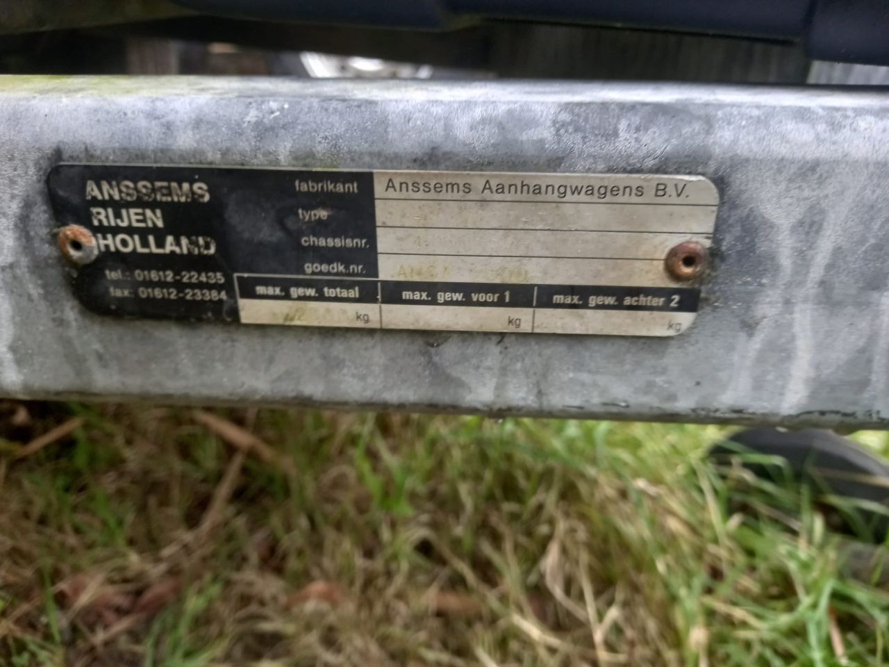 Aanhagwagen Tendemasser