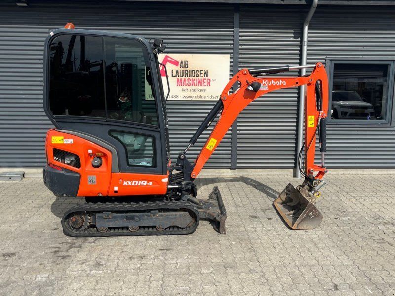 Kubota KX019-4 Hydraulisk tiltman  kun kørt 833timer