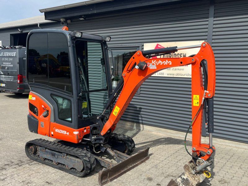 Kubota KX019-4 Hydraulisk tiltman  kun kørt 833timer