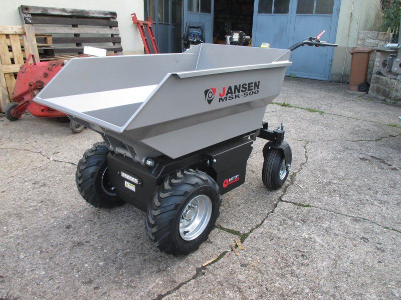 Jansen MSK-500 Elektro-Motorschubkarre mit 8-10 Stunden Laufzeit pro Ak