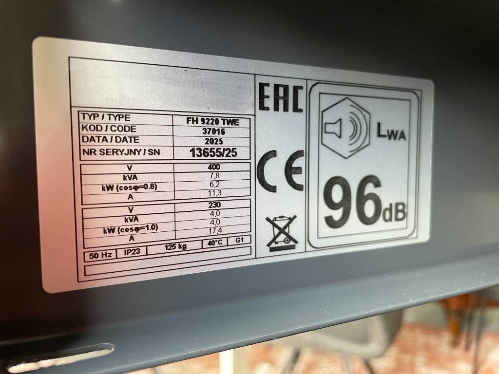 Honda FH9220TWE - 8.7 kVA generator - DPX-17965