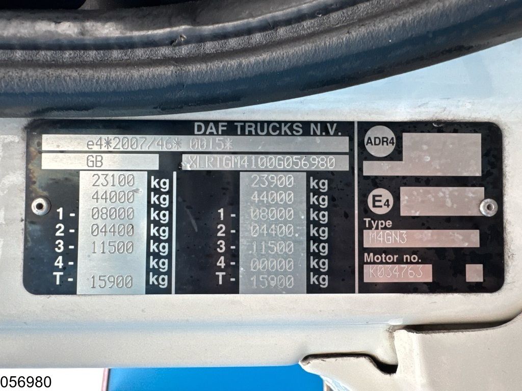 DAF CF 440 6x2, EURO 6, PTO, RHD