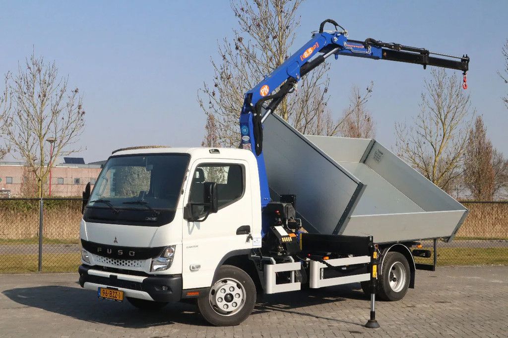 FUSO Canter 7C18 | 4X2 | 3-WAY TIPPER | PM 6.5 KRAN /CRANE