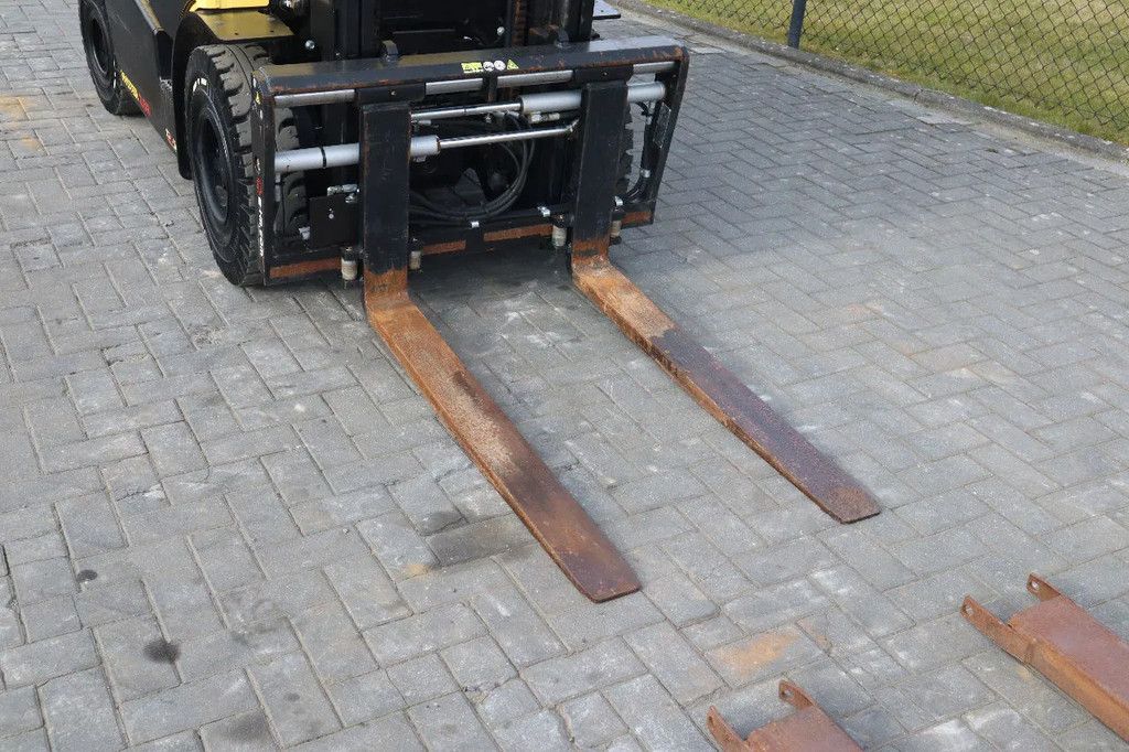 Hyster H2.5 A | BOOM SUSPENSION | SIDESHIFT | FORK EXTENTIONS | FORK POSITIONERS