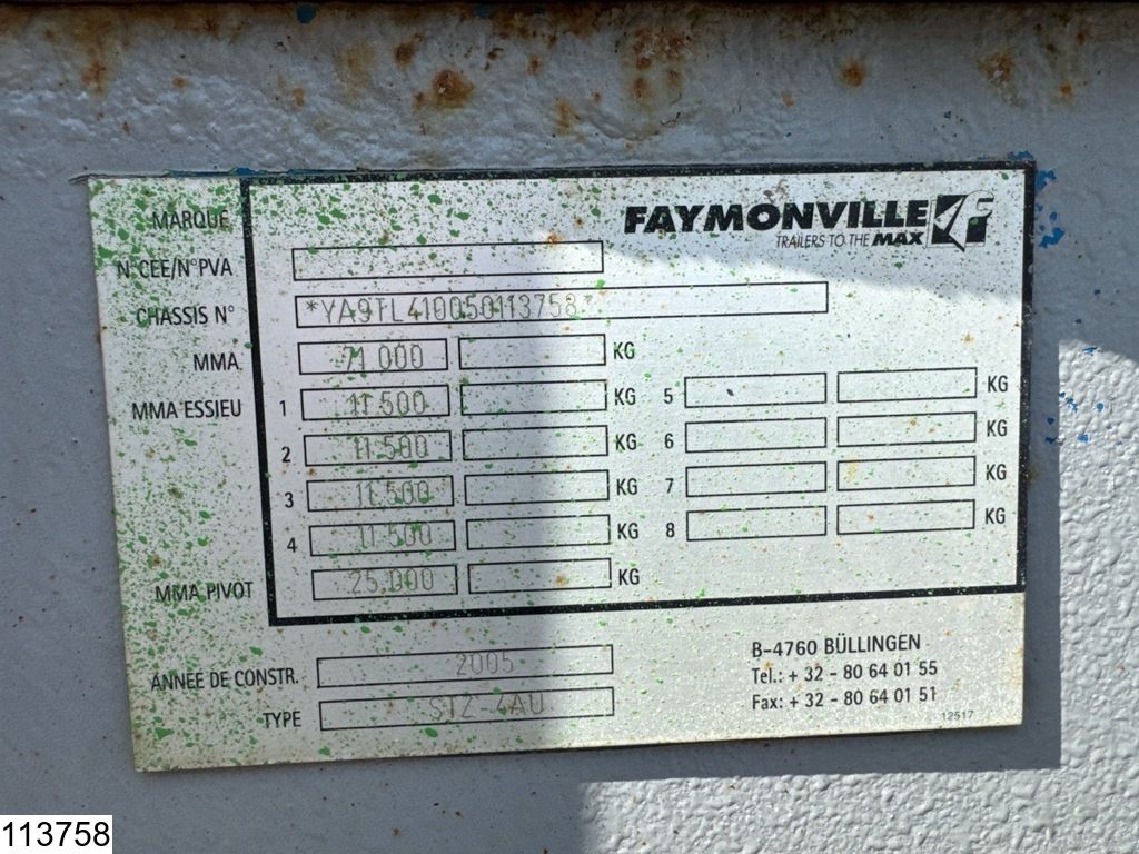 Faymonville Lowbed 71.000 KG Extendable