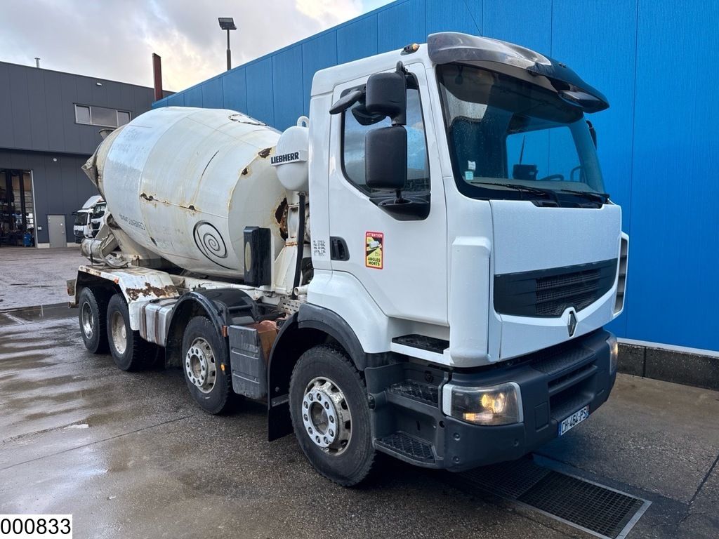 Renault Lander 430 Dxi 8x4, EURO 5, Liebherr, 9m3