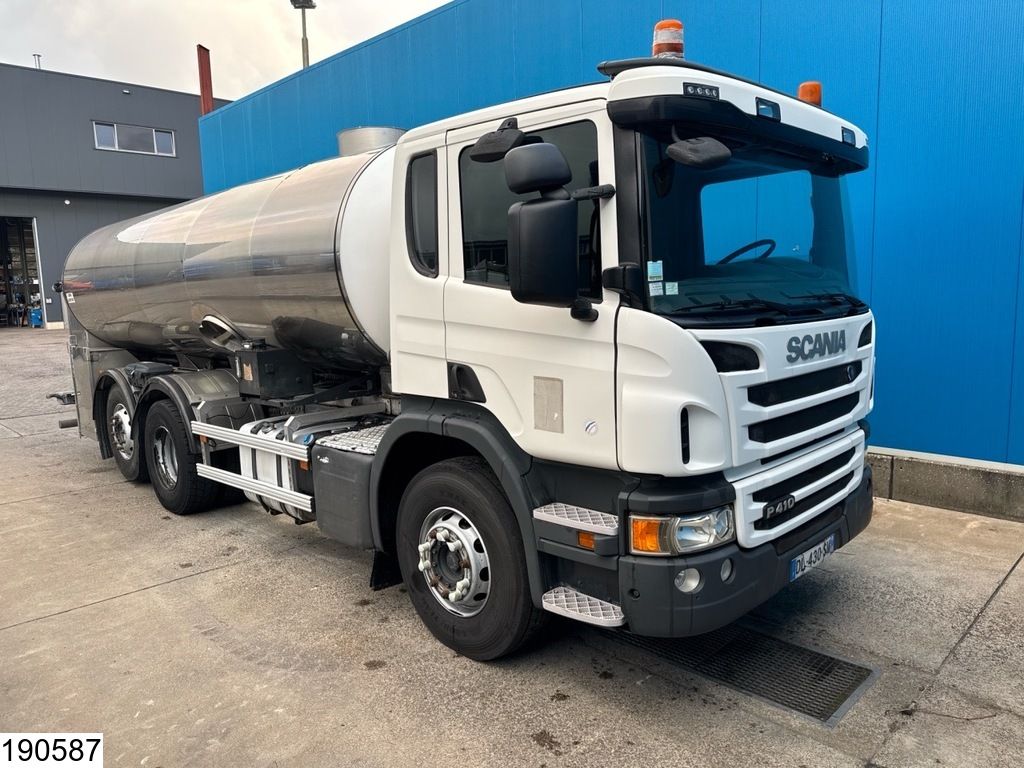 Scania P 410 6x2, EURO 6, Retarder, Steering axle, Milk