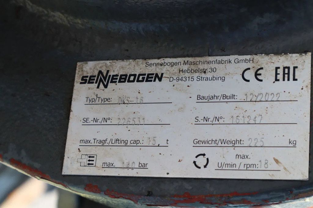 Sennebogen SGM | ORANGE PEEL GRAB | POLYPGREIFER | POLIEP GRIJPER