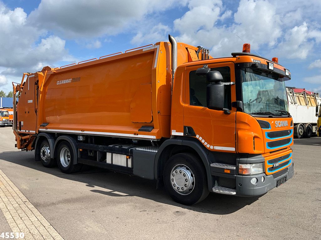Scania P 320 Geesink 24m³ Welvaarts weighing system