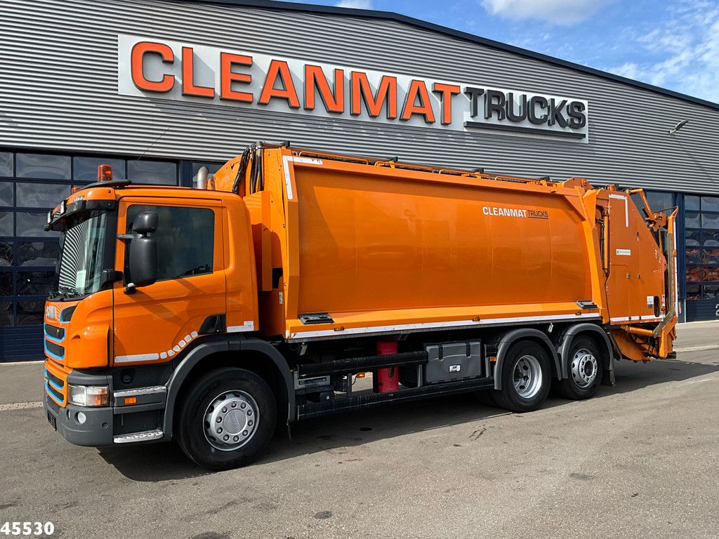 Scania P 320 Geesink 24m³ Welvaarts weighing system