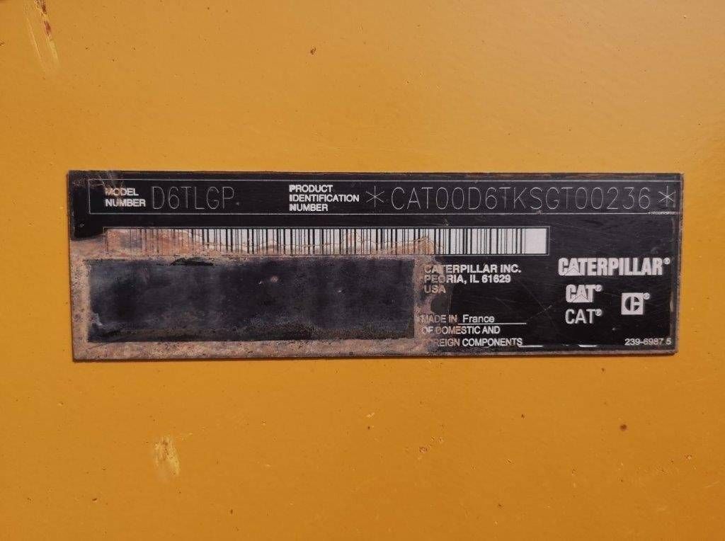 Bulldozer Caterpillar D6T LGP Diesel 190kW 2015