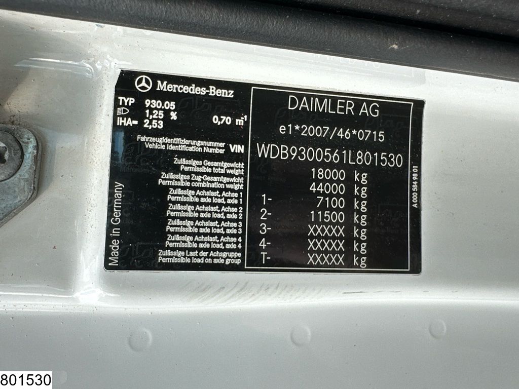 Mercedes Actros EURO 6, Lohr, Multilohr, retarder, Combi