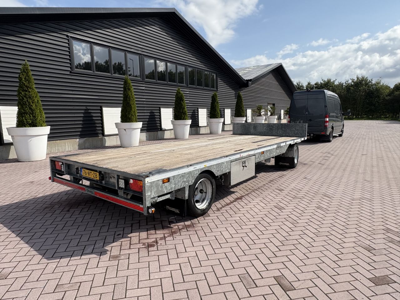 Schamel aanhangwagen luchtgeremd VELDHUIZEN 11 TON