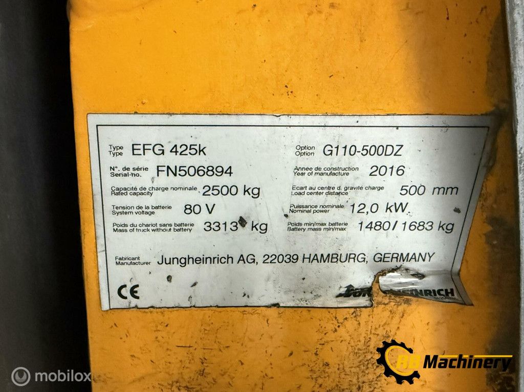 Jungheinrich EFG 425 K