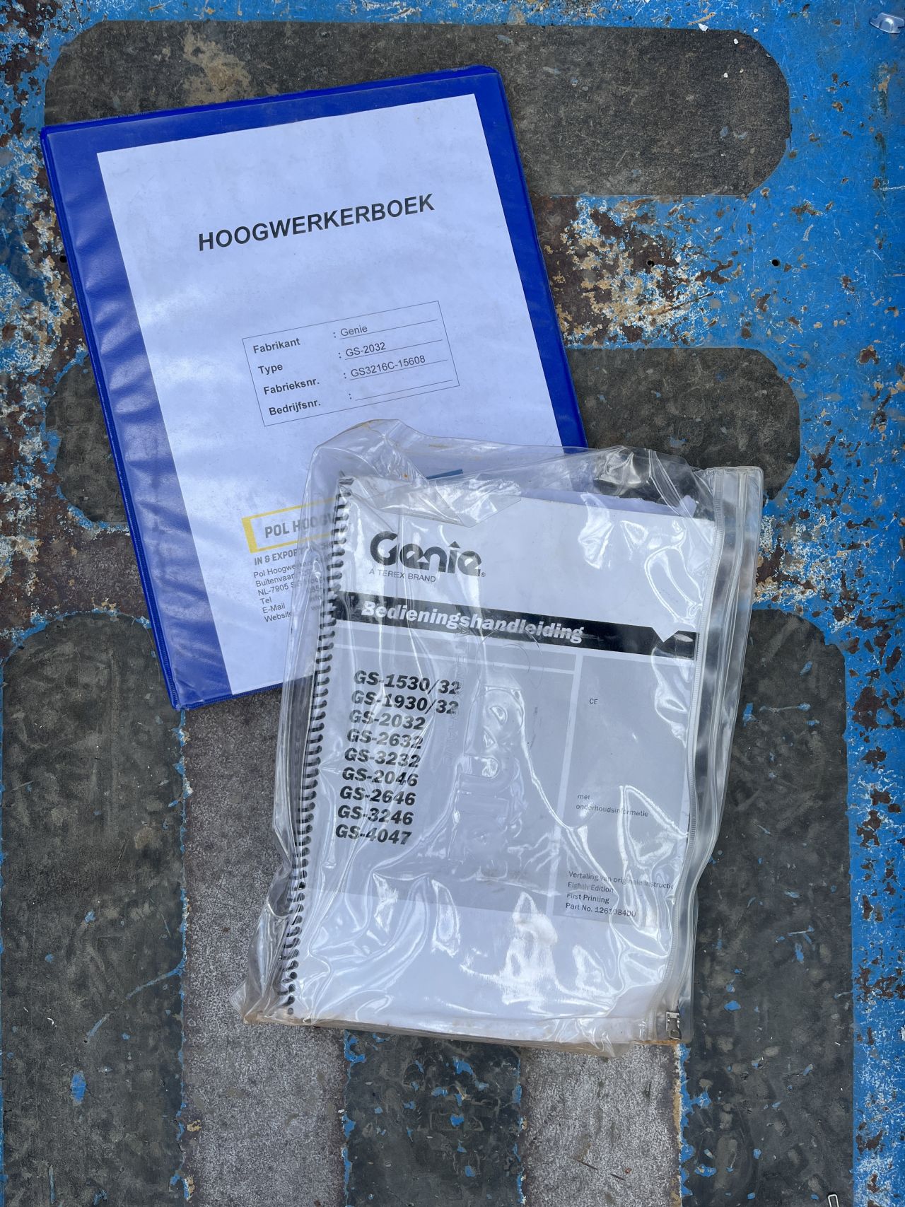 Genie GS2032 Schaarhoogwerker bj 2016, werkhoogte 8 mtr.