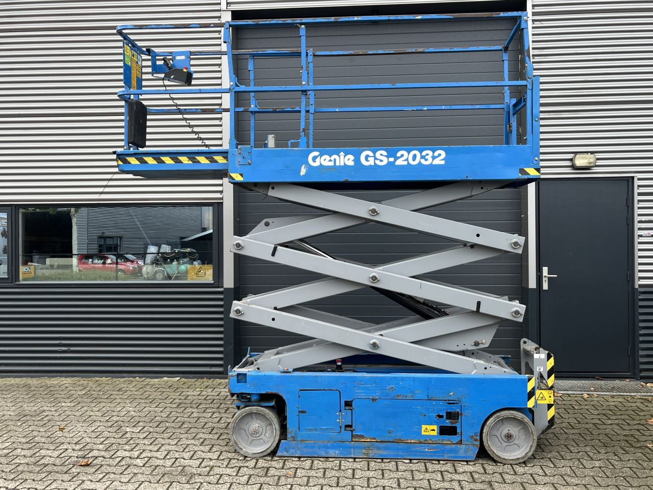 Genie GS2032 Schaarhoogwerker bj 2016, werkhoogte 8 mtr.