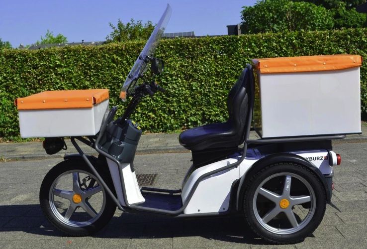 Kyburz dxp 5 – Elektrische Bezorgscooter / Zakelijk Vervoer