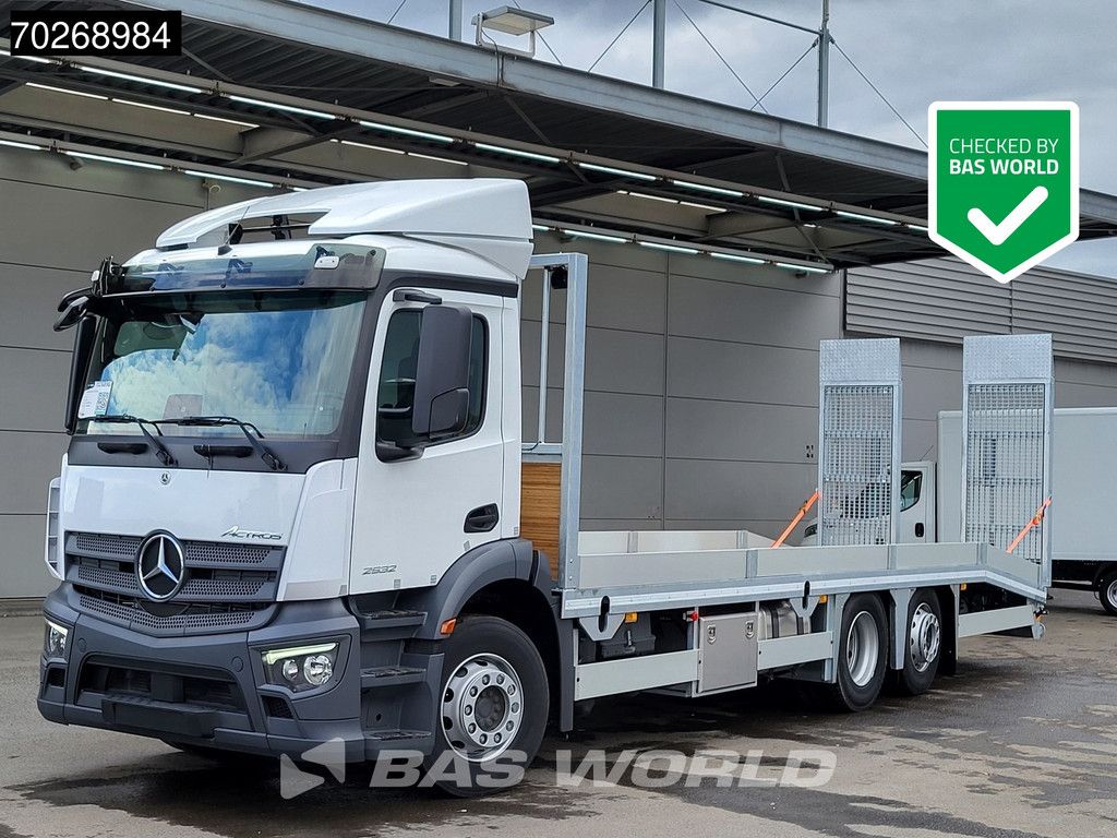 Mercedes Actros 2532 6X2 NEW! Machine tansporter Oprijwagen Lenkachse Navi Euro 6