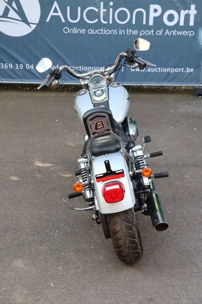 Motorcycle Harley Davidson Super Glide Custom Petrol 2014