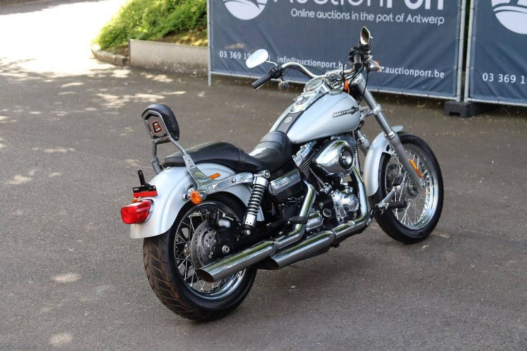 Motorcycle Harley Davidson Super Glide Custom Petrol 2014