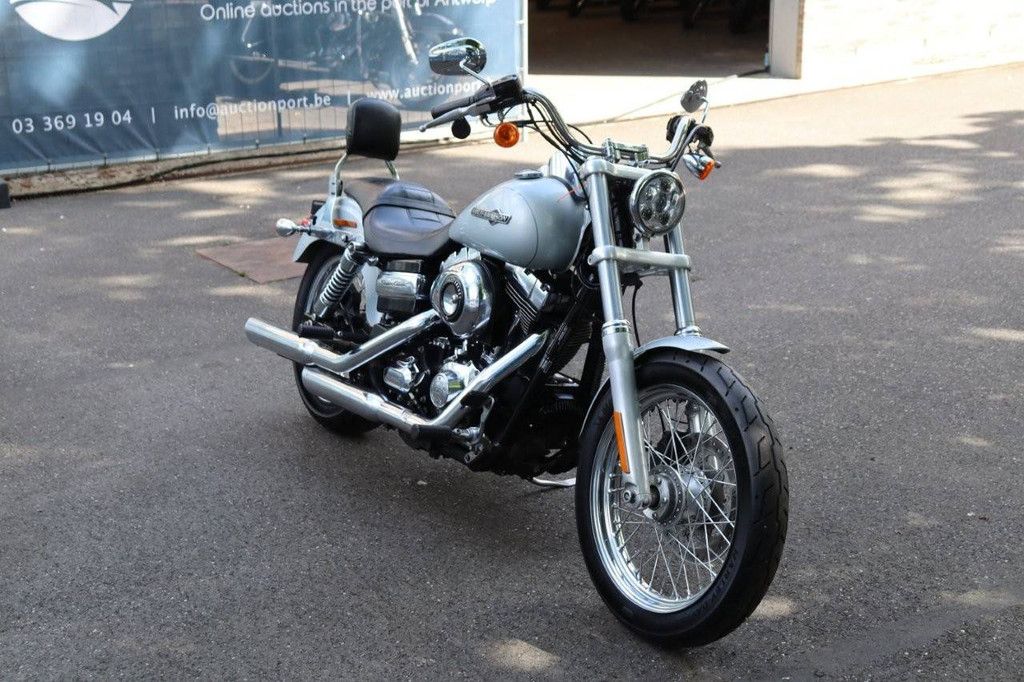 Motorcycle Harley Davidson Super Glide Custom Petrol 2014