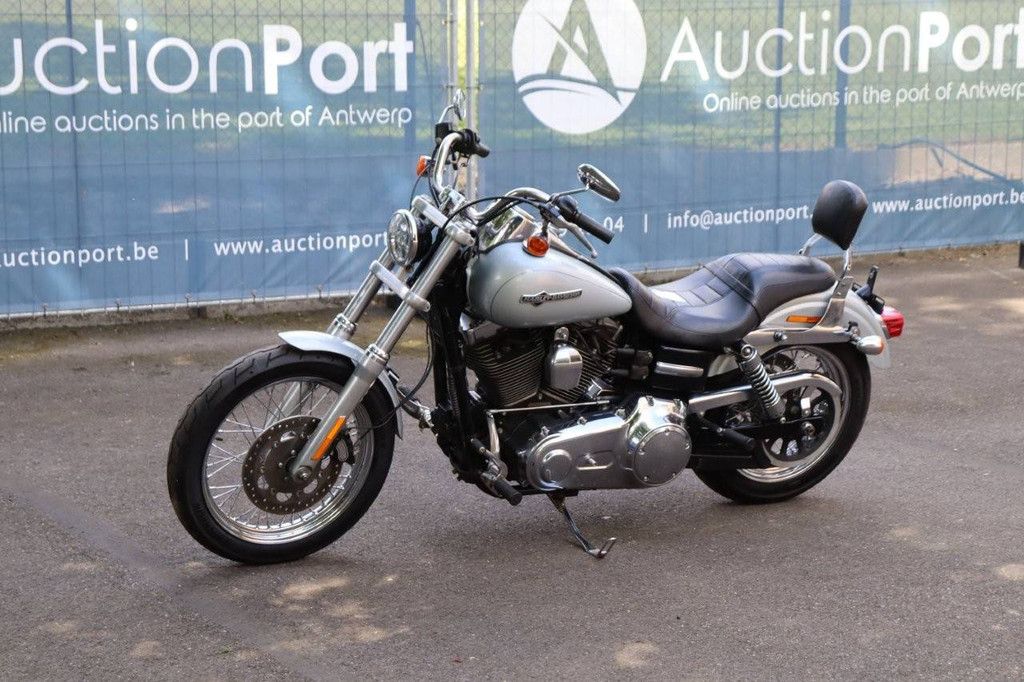 Motorcycle Harley Davidson Super Glide Custom Petrol 2014