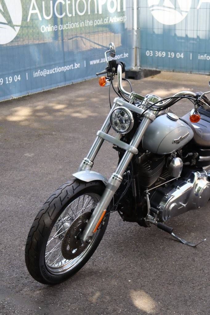 Motorcycle Harley Davidson Super Glide Custom Petrol 2014