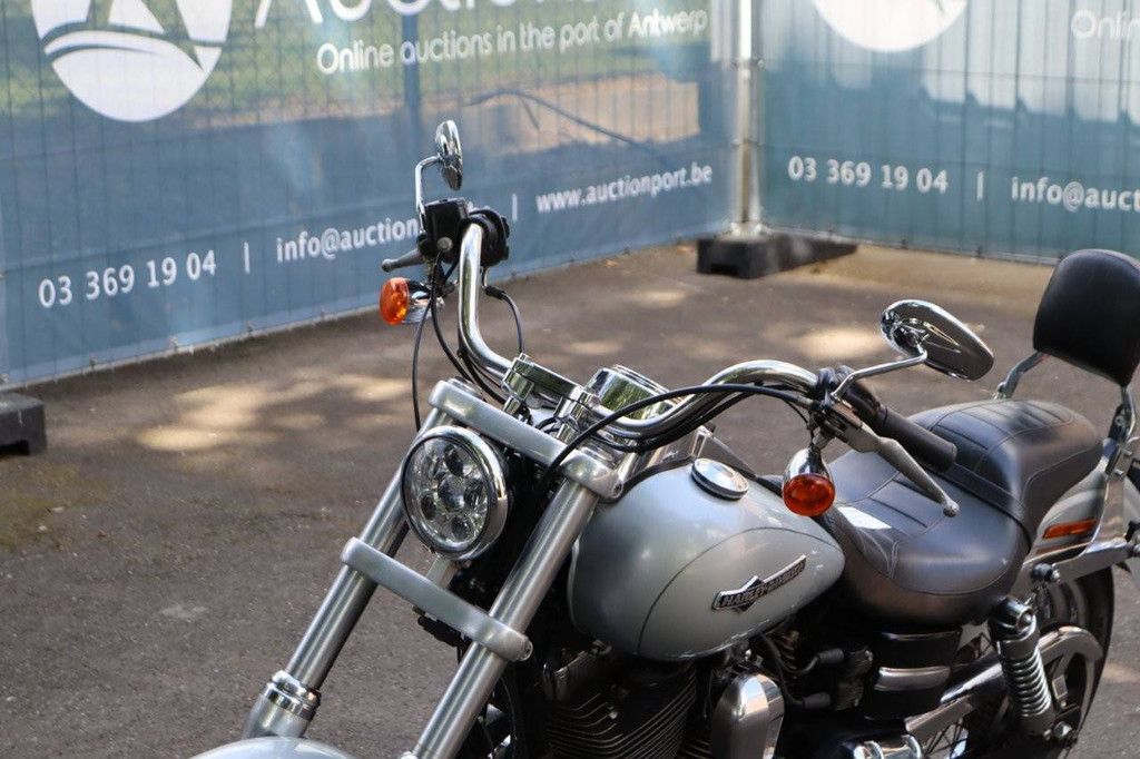 Motorcycle Harley Davidson Super Glide Custom Petrol 2014