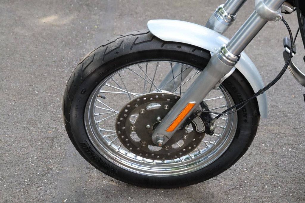 Motorcycle Harley Davidson Super Glide Custom Petrol 2014