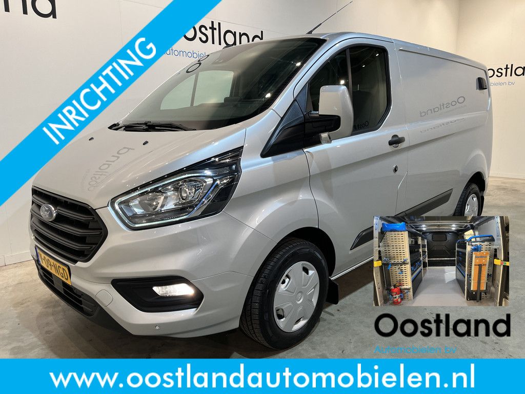 Ford Transit Custom 300 2.0 TDCI L1H1 Trend 130 PK / Euro 6 / Servicebus / Sortimo Inrichting / Airco / Cruise Control / Camera / CarPlay / Navigatie / 3-Zits