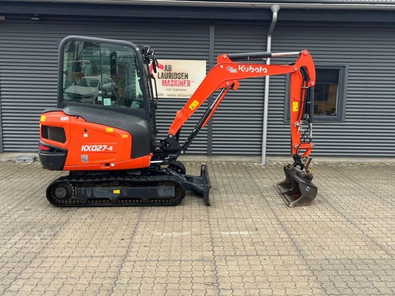 Kubota kx027-4 Tiltman med Hydraulisk hurtigskifte