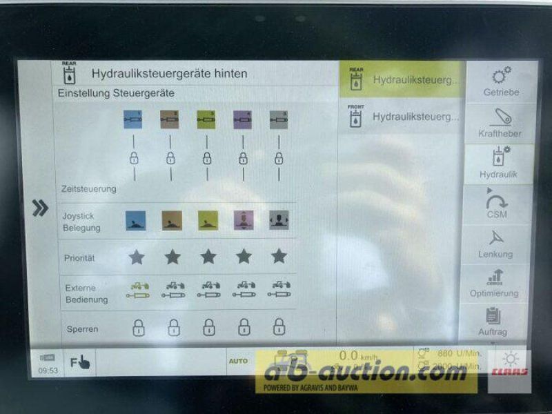 Claas AXION 870 CMATIC + ALÖ Q8M