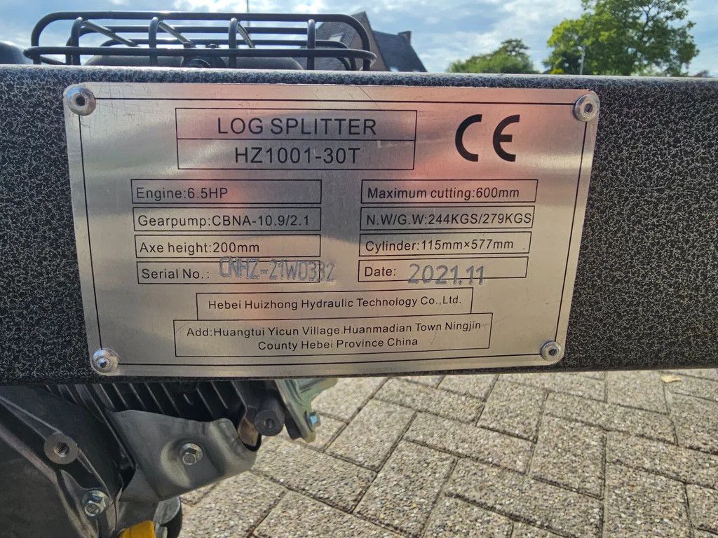 Briggs en Stratton Hzc houtklover 30 ton ! Nieuw houtkliever