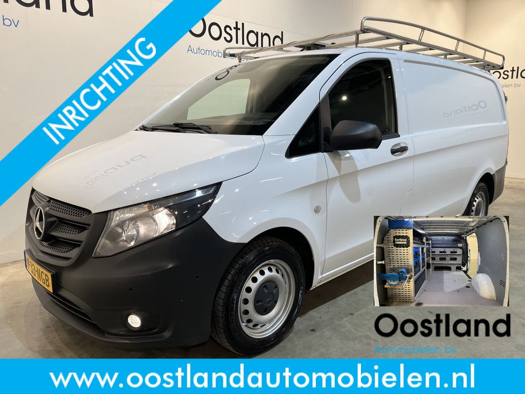 Mercedes-Benz Vito 114 CDI Lang Servicebus / Sortimo Inrichting / Euro 6 / Airco / Cruise Control / Camera / CarPlay / Trekhaak