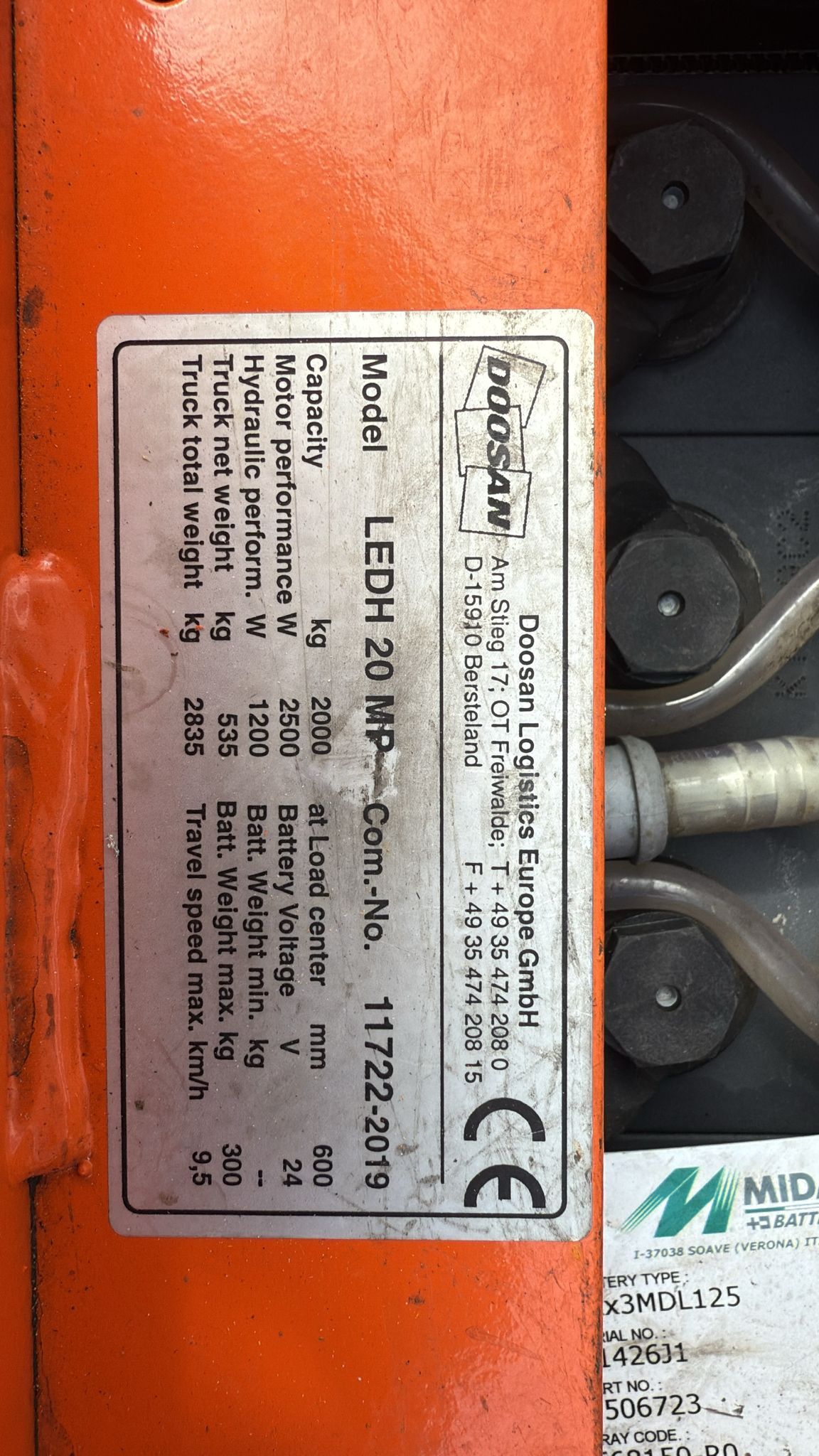 Doosan Pallet Truck LEDH 20 MP