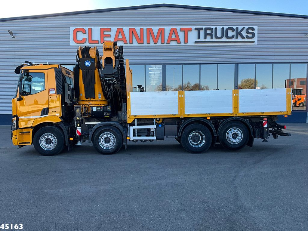 Renault C 380 8x2 Euro 6 Effer 95 Tonmeter laadkraan + Fly-Jib Just 39.453 km!
