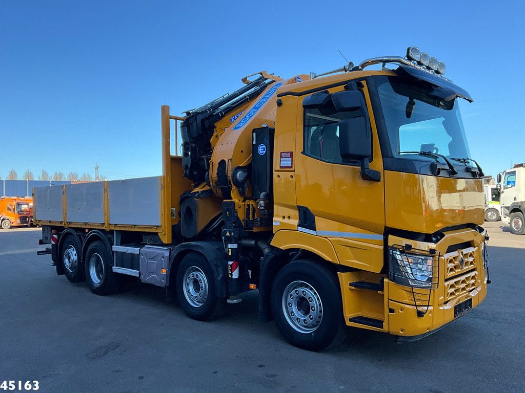 Renault C 380 8x2 Euro 6 Effer 95 Tonmeter laadkraan + Fly-Jib Just 39.453 km!
