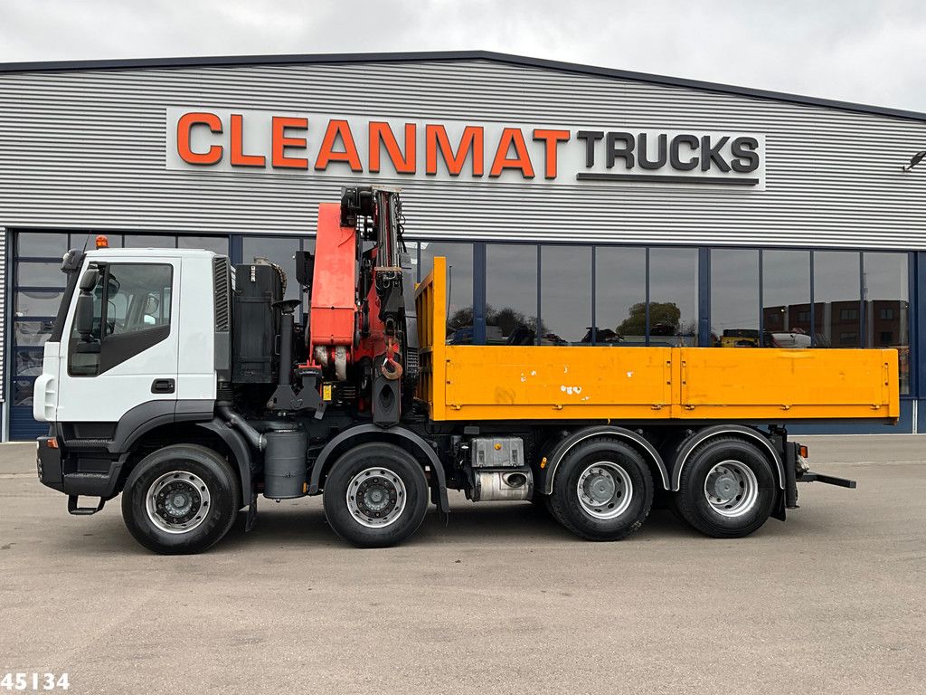 Iveco Stralis AD410T44 8x4 Palfinger 44 Tonmeter laadkraan + Fly-Jib Just 222.398 km!