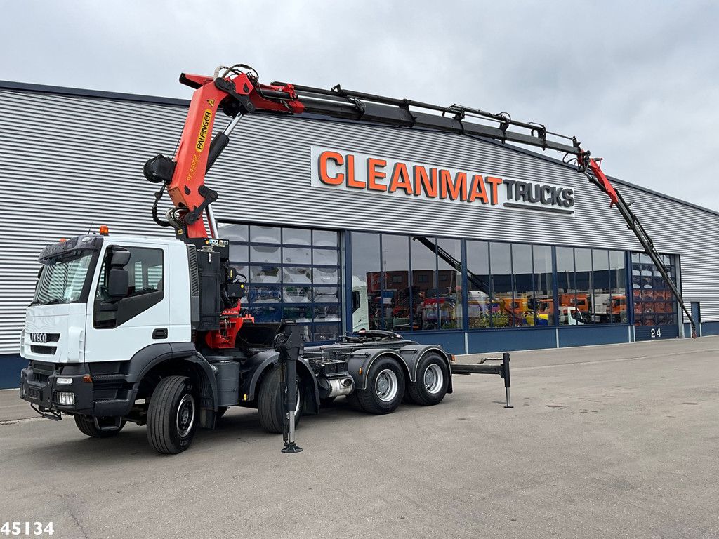 Iveco Stralis AD410T44 8x4 Palfinger 44 Tonmeter laadkraan + Fly-Jib Just 222.398 km!