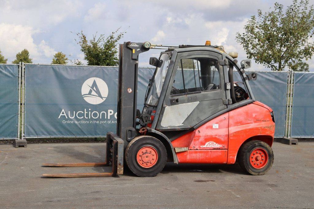 Gabelstapler Linde H50T Treibgas 5000kg 7m 2005