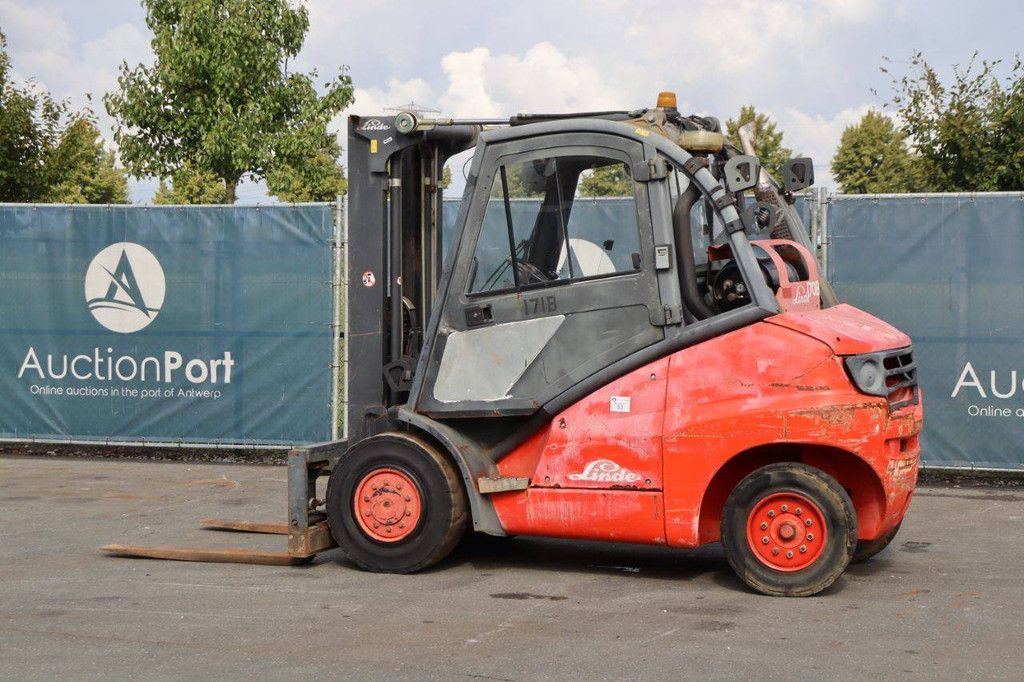 Gabelstapler Linde H50T Treibgas 5000kg 7m 2005