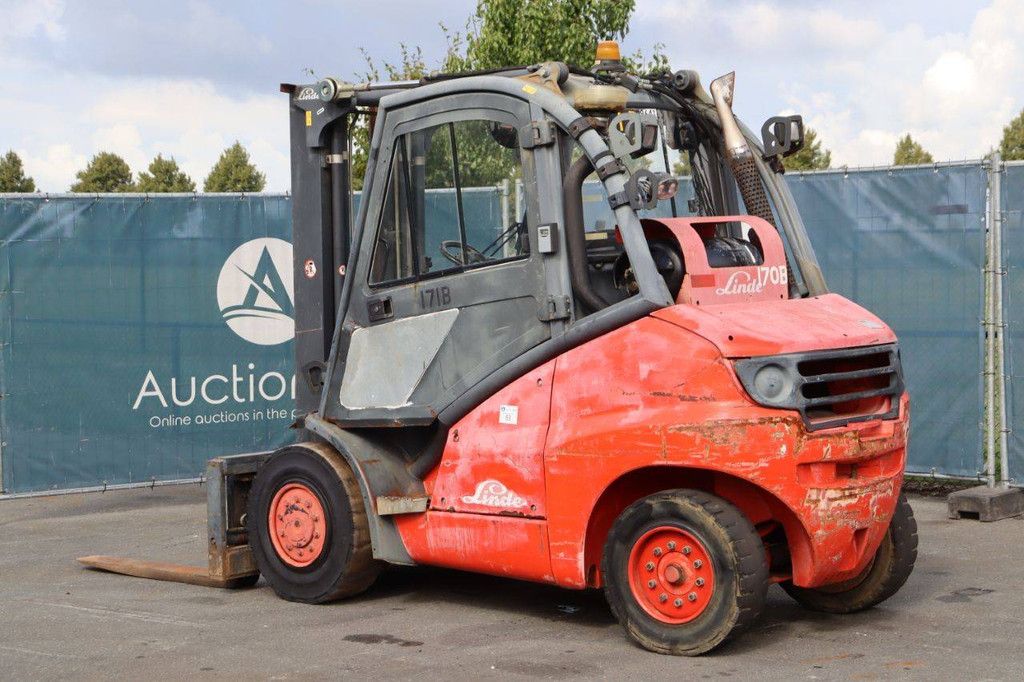 Gabelstapler Linde H50T Treibgas 5000kg 7m 2005