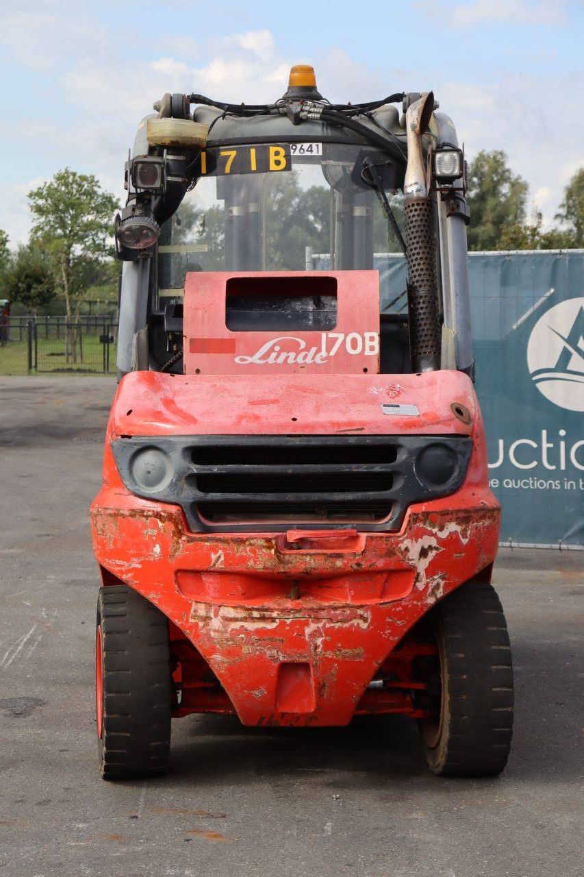 Gabelstapler Linde H50T Treibgas 5000kg 7m 2005