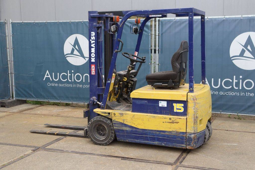 Gabelstapler Komatsu FB15M 3 Elektro 1500kg 0,5m 1996