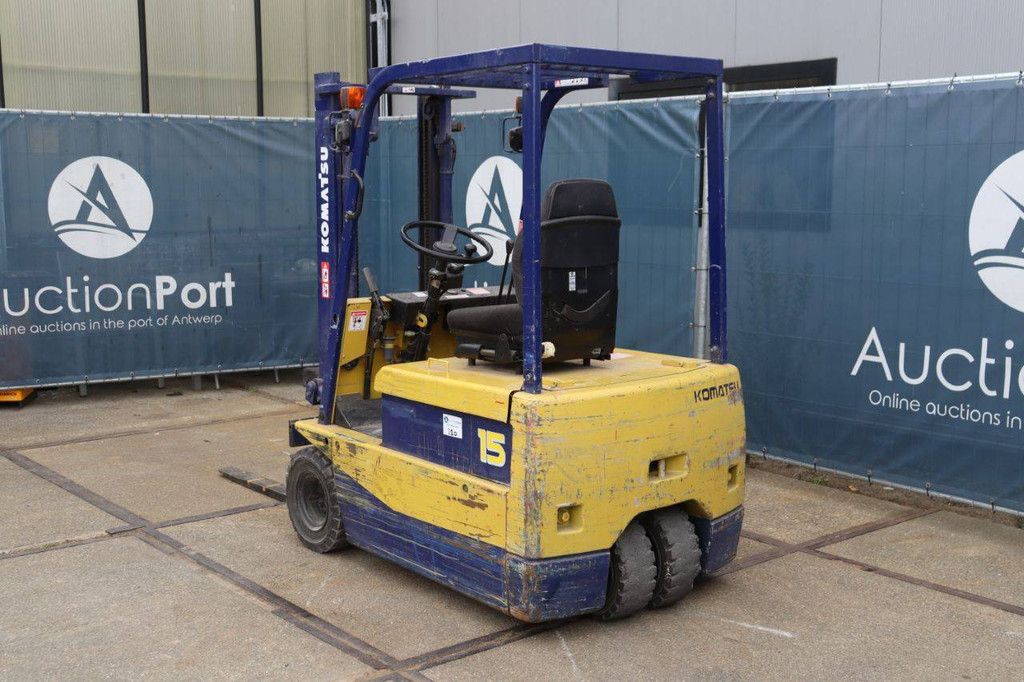 Gabelstapler Komatsu FB15M 3 Elektro 1500kg 0,5m 1996