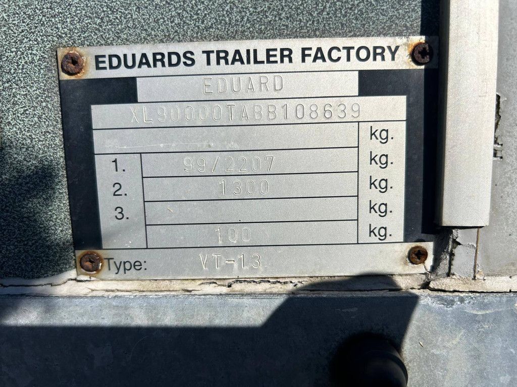 2 Pferdeanhänger Eduard 1.5P 1600 kg Doppelachse