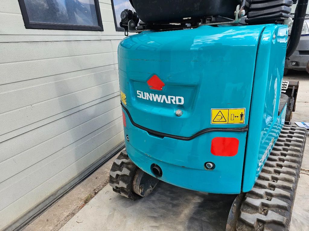 Sunward Swe08 2018 270 uur minigraver graafmachine