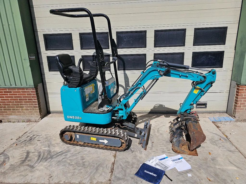 Sunward Swe08 2018 270 uur minigraver graafmachine